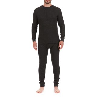 Smith's Workwear 男士保暖内衣套装, 炭黑色