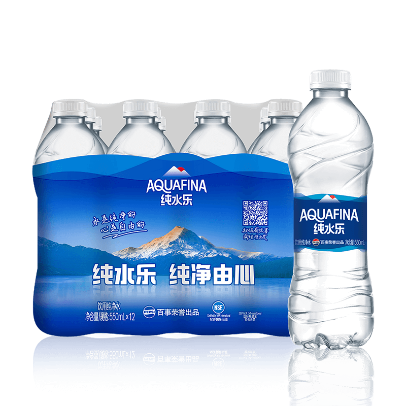 百事 纯水乐饮用纯净水 550ml*24瓶