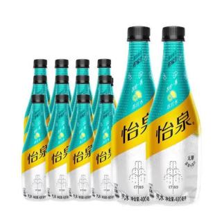 可口可乐 怡泉气泡苏打水400ml*12瓶+C汽水