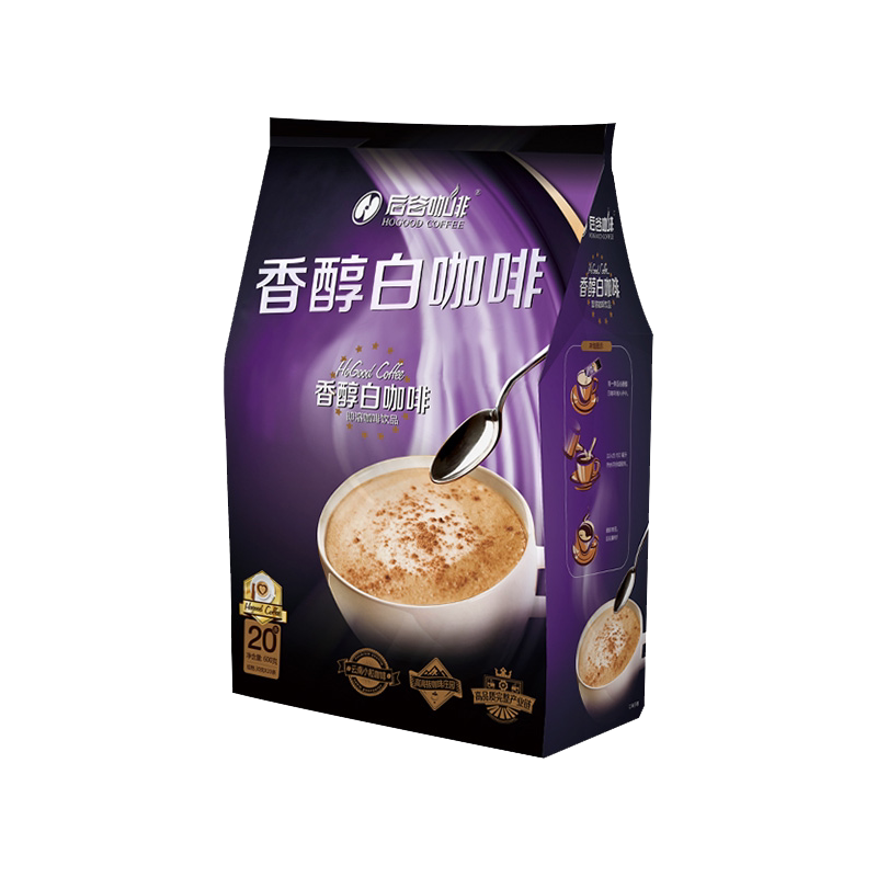 后谷咖啡 奶香速溶三合一白咖啡 600g