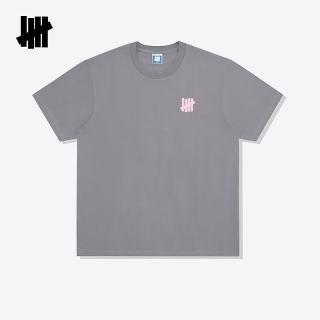 UNDEFEATED 五条杠官方春季新品男士短袖美式复古时尚休闲ICON款T恤 灰色 2XL