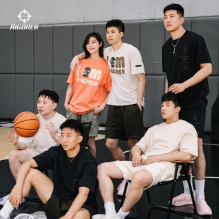 准者 超级草根同款 | 准者AR系列里夫斯纯棉短袖T恤男夏季运动潮流上衣
