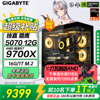 技嘉 R7 9600X RTX5060Ti 8G 组装电脑