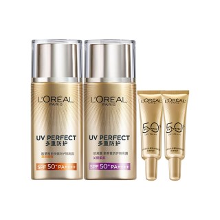巴黎欧莱雅 专业UV防护系列 多重防护 女士防晒霜  SPF50+ PA++++ 40ml