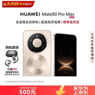 华为 Mate 80 Pro Max 手机 16GB+512GB 极昼金