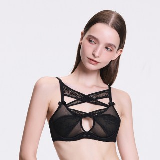 HIDDEN BUTTERFLY 暗夜琳琅 青年女性 蕾丝聚拢文胸套装