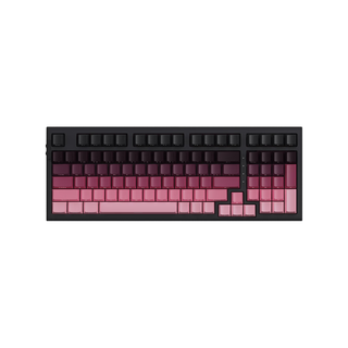 ikbc 答案98 麻将轴42克 黑莓粉 三模RGB 机械键盘