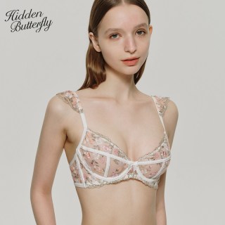 HIDDEN BUTTERFLY HiddeButterfly 青年女性文胸套装 繁花秘境