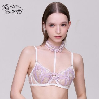 HIDDEN BUTTERFLY 女士文胸套装 紫藤