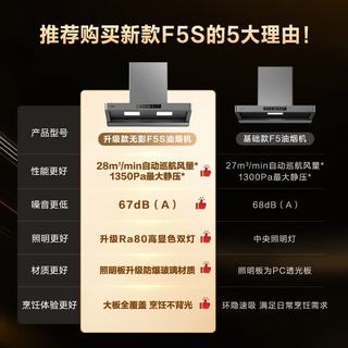 方太 F5S 烟灶热三件套 搭M2Pro燃气热水器