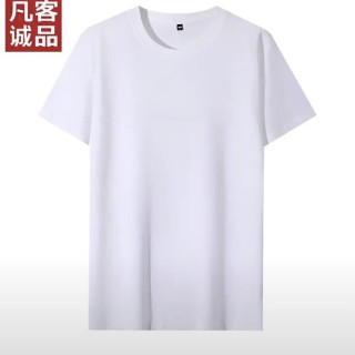 凡客诚品 时尚休闲纯棉男士T恤 白色 XL