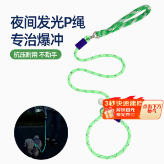 金纵 狗狗牵引绳发光p绳