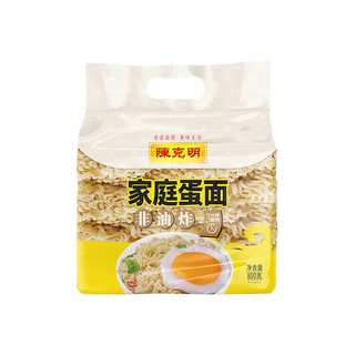陈克明 鸡蛋面 非油炸 800g 挂面