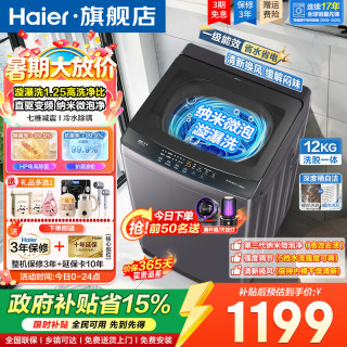 海尔 直驱变频12公斤波轮洗衣机