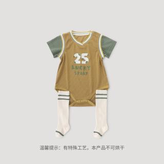 巴厘小猪 儿童包屁衣+袜子2件套装
