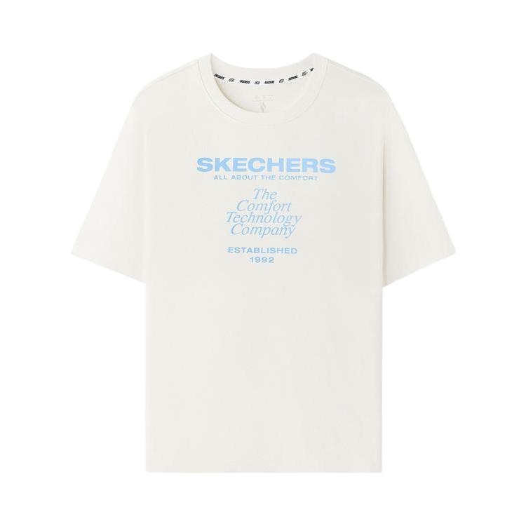  SKECHERS/斯凯奇 棉感透气 女士短袖T恤