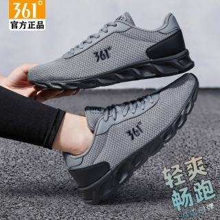 361° 运动鞋 男鞋网面透气跑步鞋子