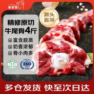 芈羊羊 MIYANGYANG 芈羊羊 国产黄牛肉牛尾 4斤