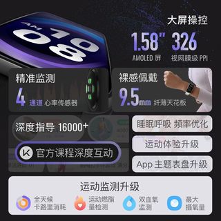 Keep B4 血氧心率监测 智能运动手环