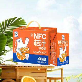 88VIP：北冰洋 100%NFC桔汁 125mlx4盒