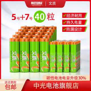 艾华朗 碳性电池 5号20粒+7号20粒