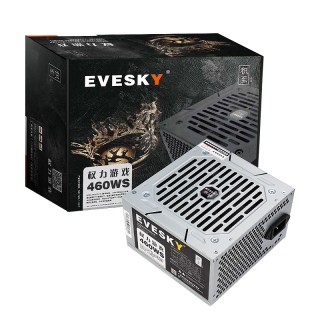 EVESKY 积至电脑电源台式500WS电脑主机电源额定300W显卡供电