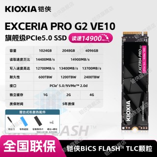铠侠 VE10固态硬盘1t 2t m.2 nvme pcie5.0台式电脑SSD笔记本4t m2