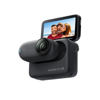 影石 GO 3S Vlog骑行防抖 拇指防抖运动相机 64G（黑色）