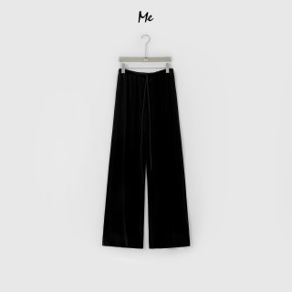 ME 黑色丝绒女士休闲裤 MEQC1139