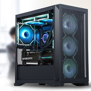 先马 平头哥M9 MATX机箱 前板铁网侧透