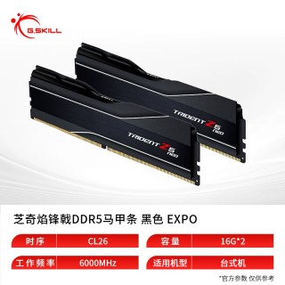 G.SKILL 皇家戟DDR5灯条6000c28c26适配主机EXPO内存16/24G套装intel