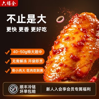 六禧全 中国大陆 新奥尔良风味烤翅中 500g/袋