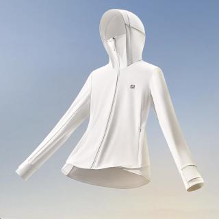 FILA 女士运动外套 抗紫外线针织连帽外套