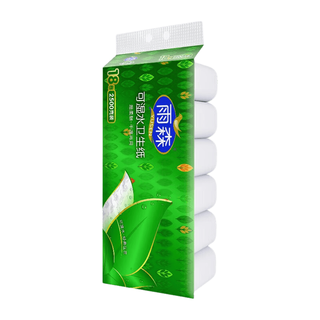 雨森 5层加厚可湿水卷纸 138g*18卷