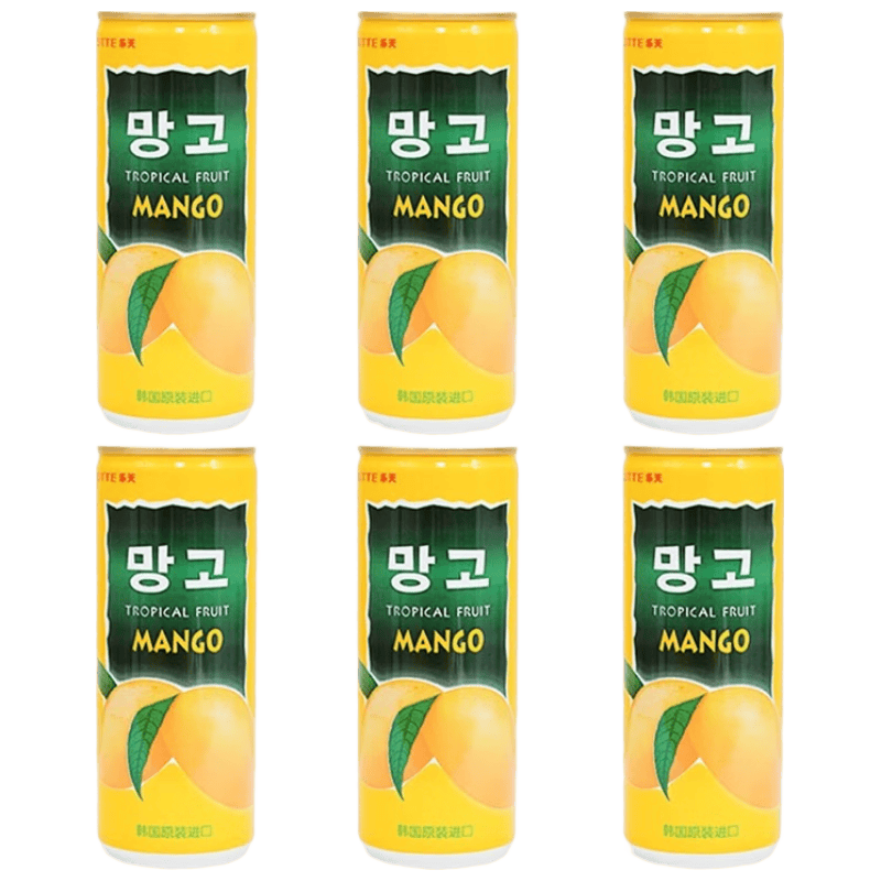 乐天 芒果汁饮料 240ml*6罐