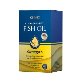 健安喜 97%鱼油深海高纯度EPA鱼油omega-3 海外进口 97鱼油 60粒*2盒