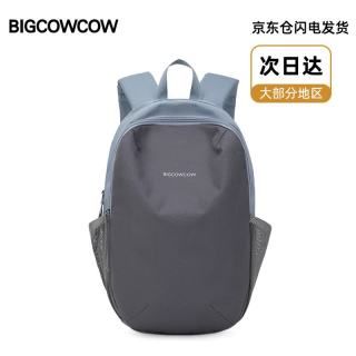 BIGCOWCOW 轻便双肩包 男士背包 学生旅行包 户外小包