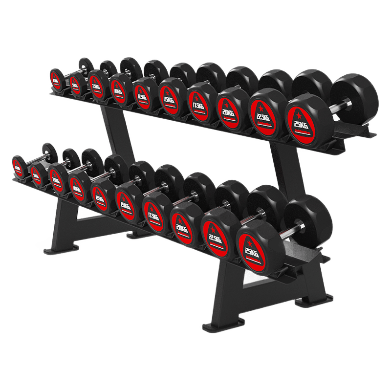 艾美仕 iw8Fbx7j 包胶固定哑铃 20kg 单只装