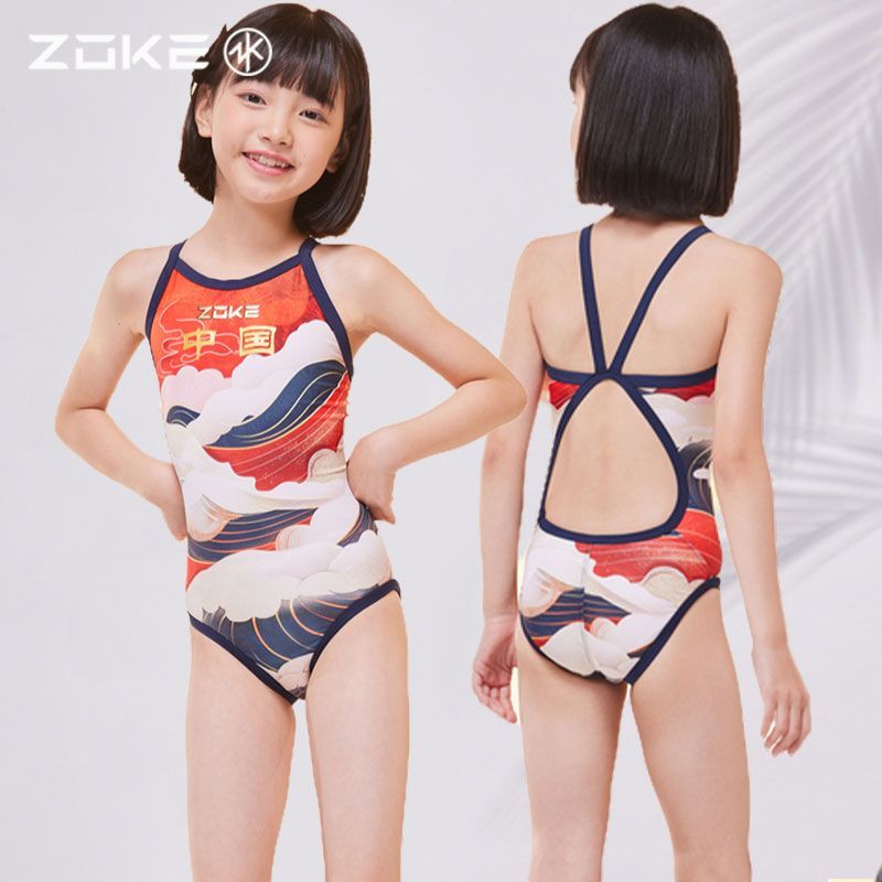 ZOKE 洲克 专业训练比赛 儿童泳衣
