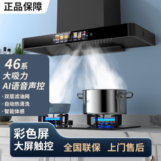 荣事达 抽油烟机家用厨房顶吸式欧式自清洗T型机大吸力