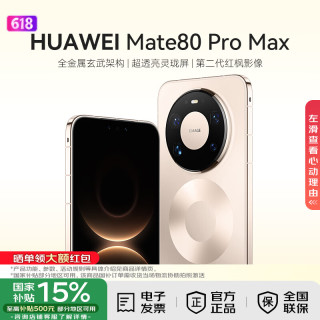 华为 Mate 80 Pro Max 手机 16GB+512GB 极昼金