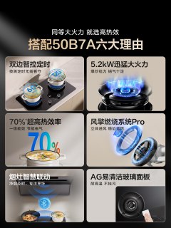 老板 F70系列 超薄欧式顶吸抽吸排油烟机 27风量 包安装/拆旧
