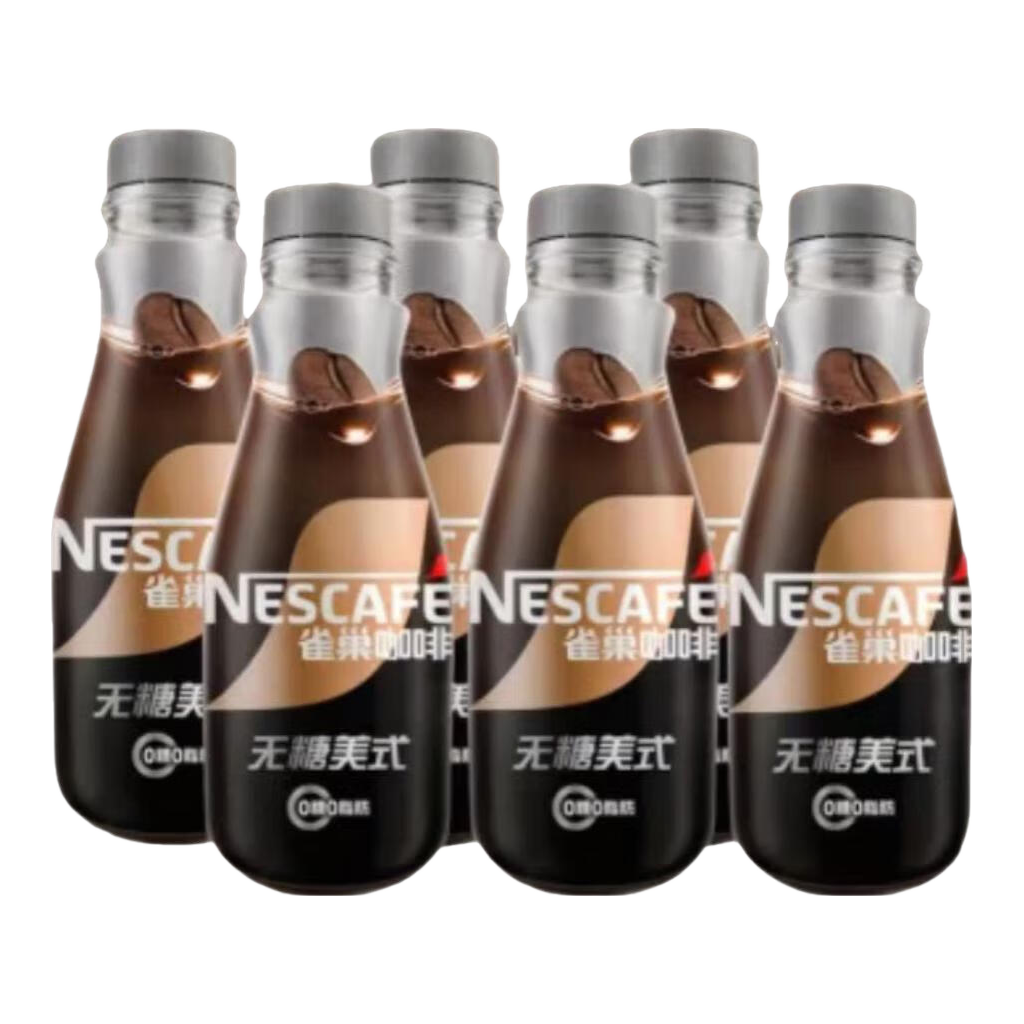 雀巢 无糖美式咖啡饮料 268ml*6瓶