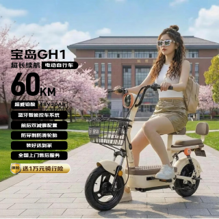宝岛电动车 宝岛 GH1 电动自行车 轻便款电动车
