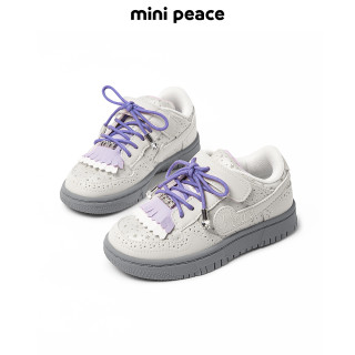 Mini Peace MINIPEACE太平鸟童装女童板鞋儿童魔术贴休闲鞋秋款