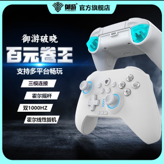 御游 破晓游戏手柄黑神话悟空switch手柄pc手柄电脑版无线手柄 珍珠白不带接收器