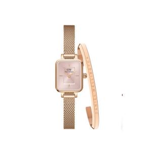 Daniel Wellington DW手表小方糖系列手表+经典手镯女表防水高中生女新年送礼