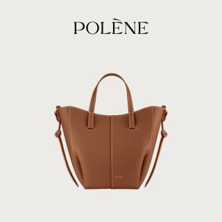 POLENE Cyme Mini 荔枝纹牛皮 托特包