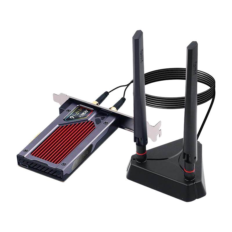 fenvi AX200/AX210无线网卡wifi6代wifi7代BE200双频千兆蓝牙台式机电脑主机内置pcie增强网络信号wifi接收器
