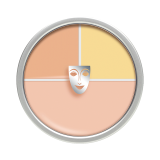 KRYOLAN 面具魅影三文鱼色六色遮瑕盘专业遮瑕修容盘德国粉底膏40g